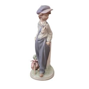 LLADRO Figurine‎ "The Wanderer" 5400 - Traveling Boy with Hobo Sack